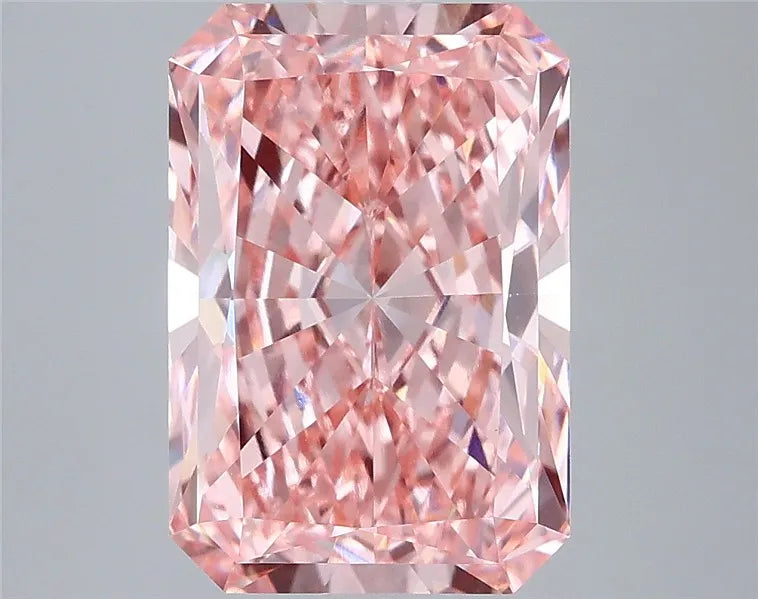2.57ct Radiant Lab Grown Diamond (Colour Fancy Vivid Pink, Clarity VVS2, IGI Certified)