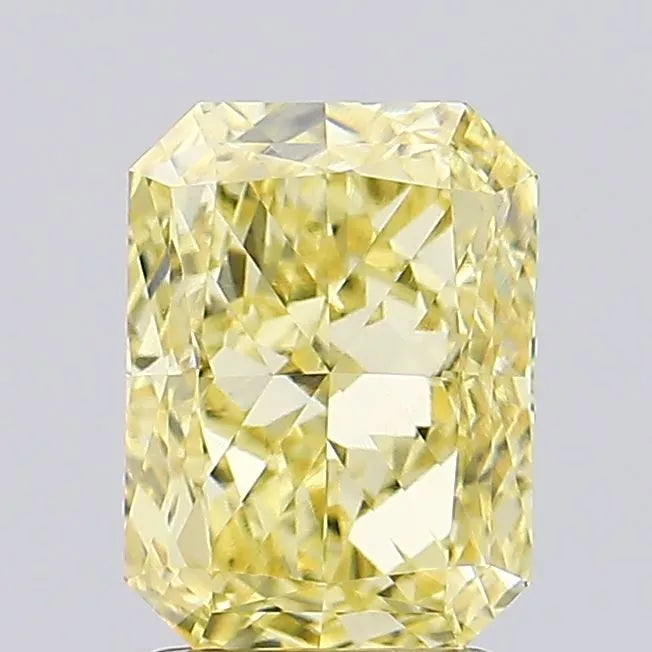 2.57ct Radiant Lab Grown Diamond (Colour Fancy Yellow, Clarity VVS2, IGI Certified)