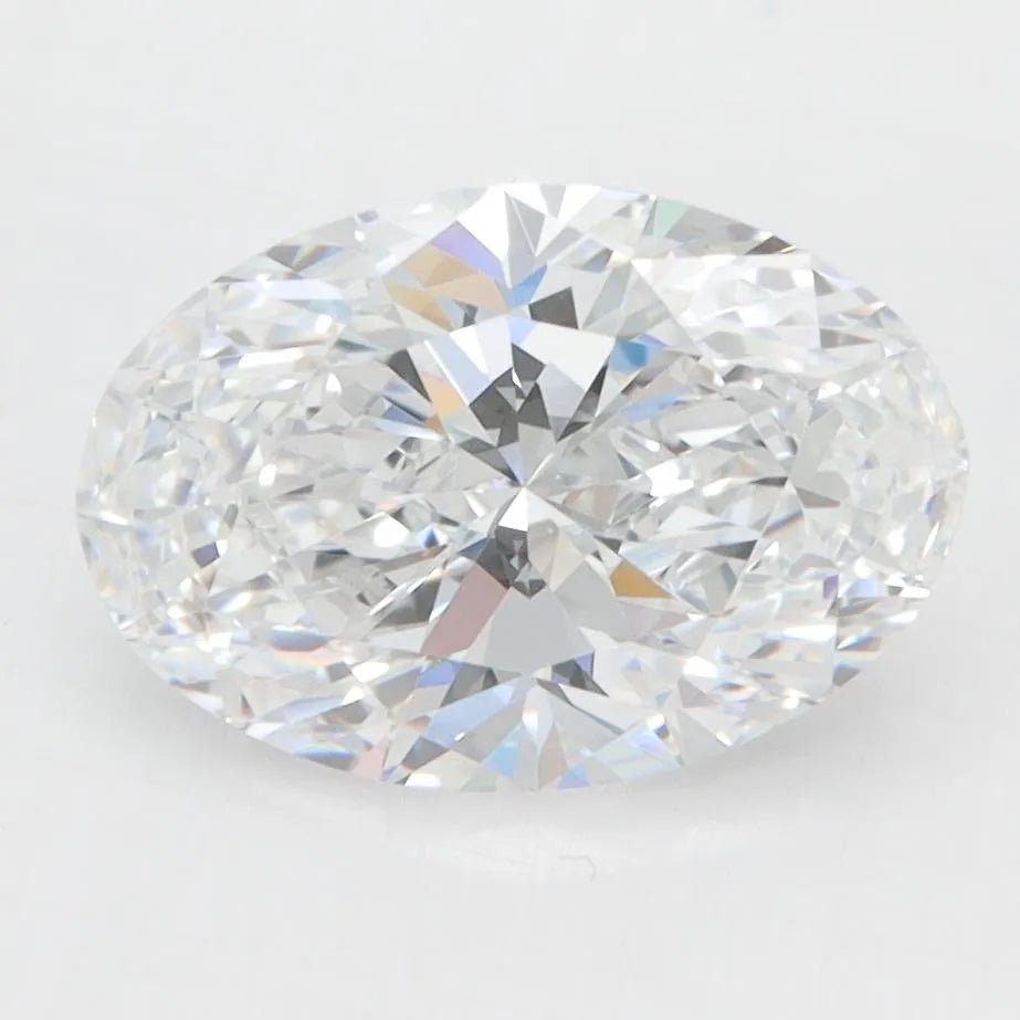 2.58ct Oval Lab Grown Diamond (Colour D, Clarity VVS1, GIA Certified)