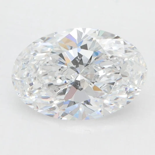2.58ct Oval Lab Grown Diamond (Colour D, Clarity VVS1, GIA Certified)