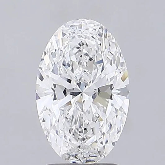 2.58ct Oval Lab Grown Diamond (Colour D, Clarity VVS2, IGI Certified)
