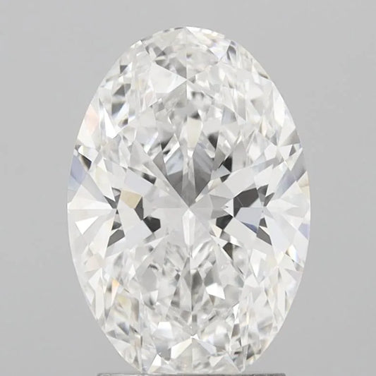 2.59ct Oval Lab Grown Diamond (Colour E, Clarity VVS1, IGI Certified)