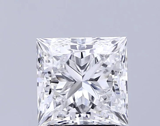 2.59ct Princess Lab Grown Diamond (Colour E, Clarity VVS2, IGI Certified)