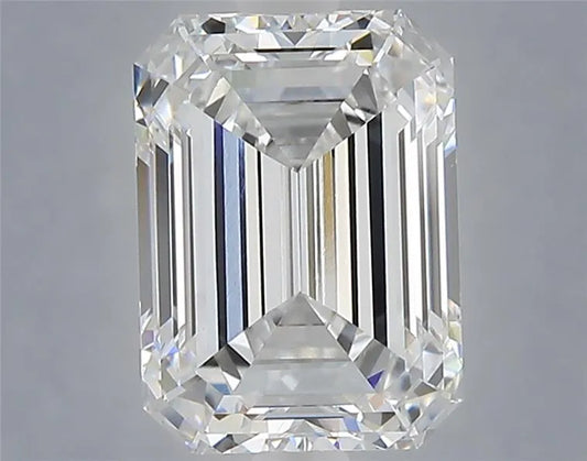 2.60ct Emerald Lab Grown Diamond (Colour D, Clarity VVS2, IGI Certified)