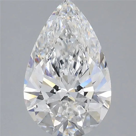 2.60ct Pear Lab Grown Diamond (Colour E, Clarity VVS2, IGI Certified)