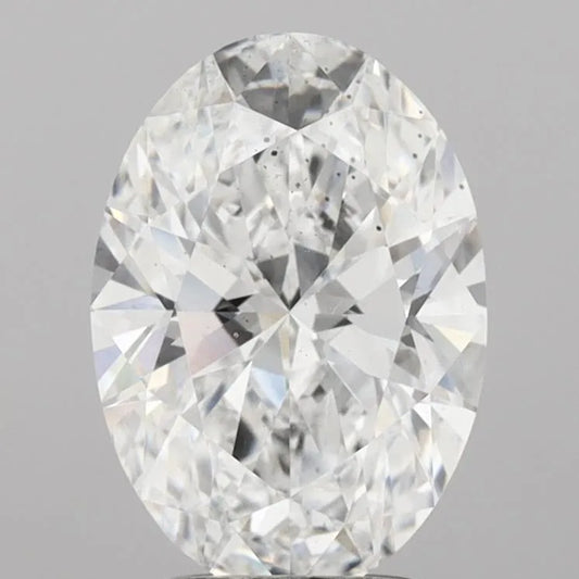 2.61ct Oval Lab Grown Diamond (Colour D, Clarity SI1, IGI Certified)