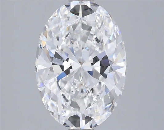 2.64ct Oval Lab Grown Diamond (Colour D, Clarity VVS2, IGI Certified)