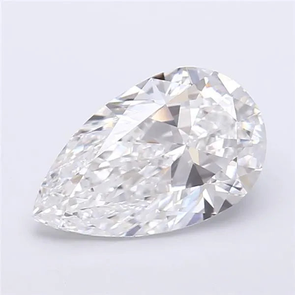 2.70ct Pear Lab Grown Diamond (Colour D, Clarity VVS2, IGI Certified)