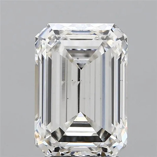 2.71ct Emerald Lab Grown Diamond (Colour G, Clarity SI1, IGI Certified)
