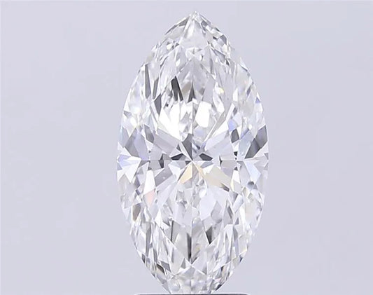 2.78ct Marquise Lab Grown Diamond (Colour F, Clarity VVS2, IGI Certified)