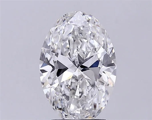 2.80ct Oval Lab Grown Diamond (Colour F, Clarity VS2, IGI Certified)