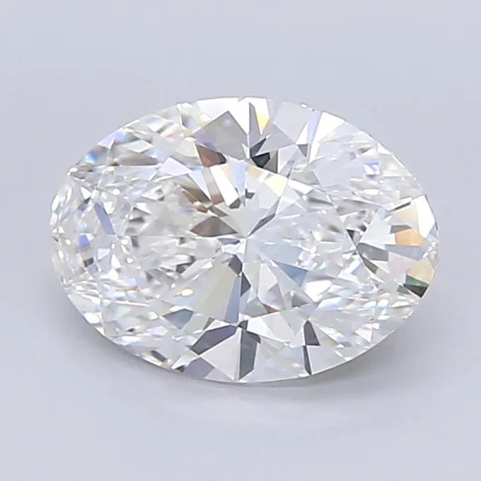 2.86ct Oval Lab Grown Diamond (Colour D, Clarity VS1, IGI Certified)