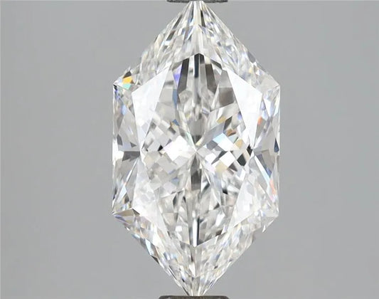 2.94ct Hexagonal Lab Grown Diamond (Colour F, Clarity VVS2, IGI Certified)