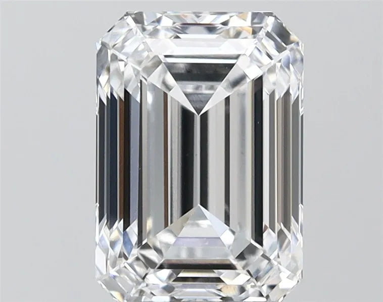 2.96ct Emerald Lab Grown Diamond (Colour D, Clarity VVS2, IGI Certified)