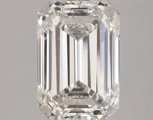 2.96ct Emerald Lab Grown Diamond (Colour F, Clarity VVS2, IGI Certified)