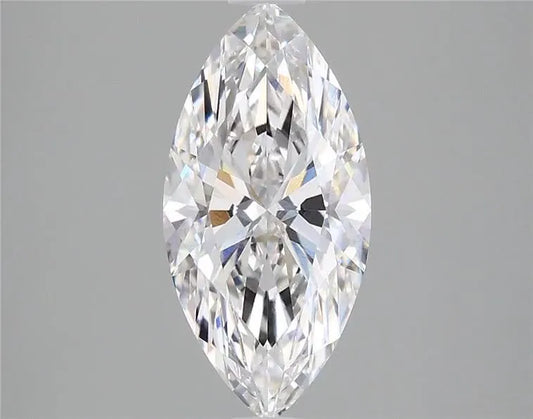 2.97ct Marquise Lab Grown Diamond (Colour E, Clarity VVS2, IGI Certified)