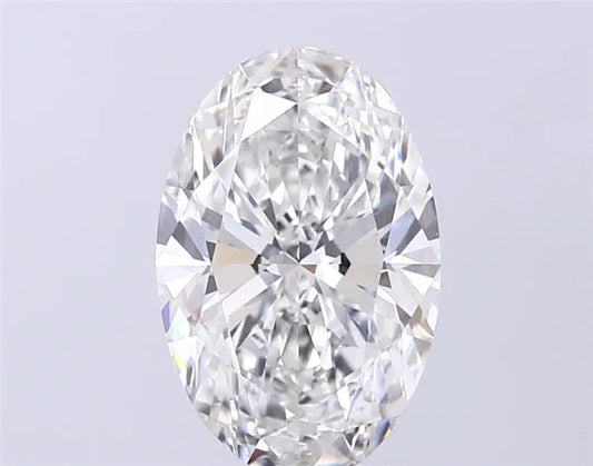 3.02ct Oval Lab Grown Diamond (Colour F, Clarity VVS2, IGI Certified)
