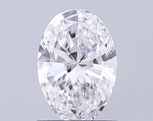 0.90ct Oval Lab Grown Diamond (Colour D, Clarity VS2, IGI Certified)