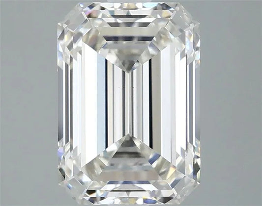3.00ct Emerald Lab Grown Diamond (Colour H, Clarity VS1, IGI Certified)