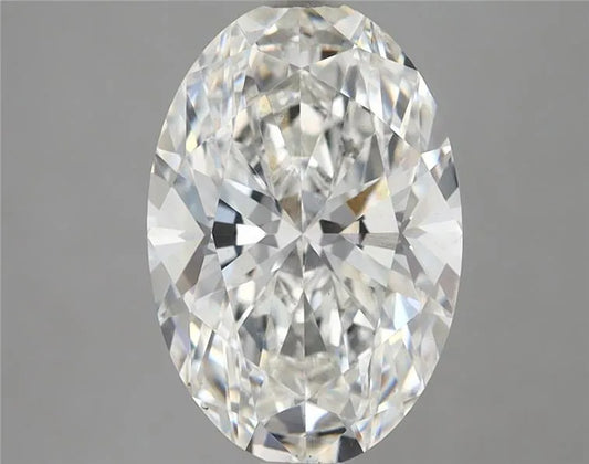 3.18ct Oval Lab Grown Diamond (Colour G, Clarity VS2, IGI Certified)