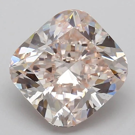 4.02ct Cushion brilliant Lab Grown Diamond (Colour Fancy Pink, Clarity SI1, IGI Certified)