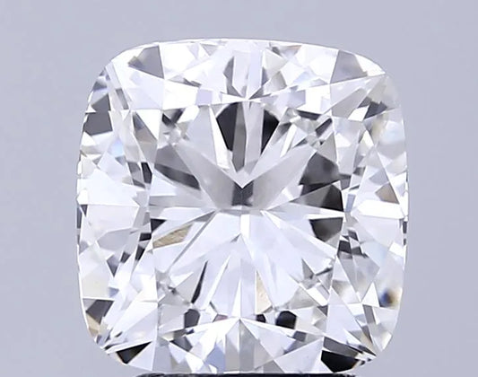 4.01ct Cushion brilliant Lab Grown Diamond (Colour F, Clarity VVS2, IGI Certified)