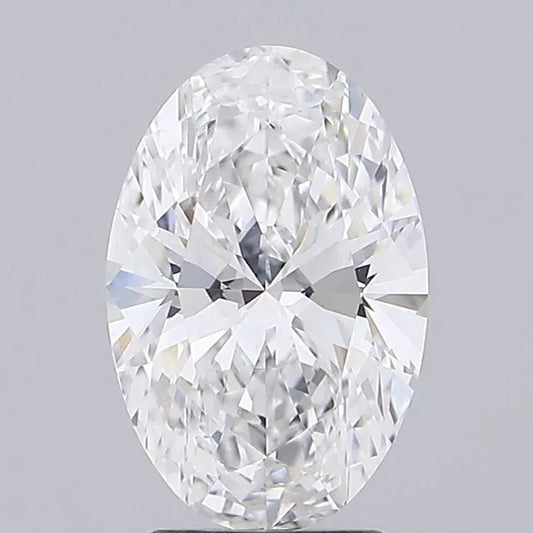 2.80ct Oval Lab Grown Diamond (Colour E, Clarity VVS2, IGI Certified)