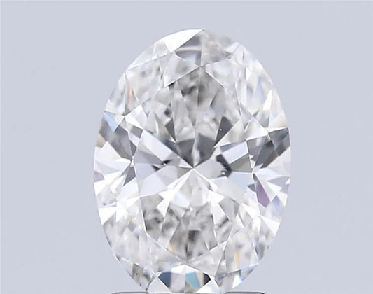 2.00ct Oval Lab Grown Diamond (Colour F, Clarity VS1, IGI Certified)