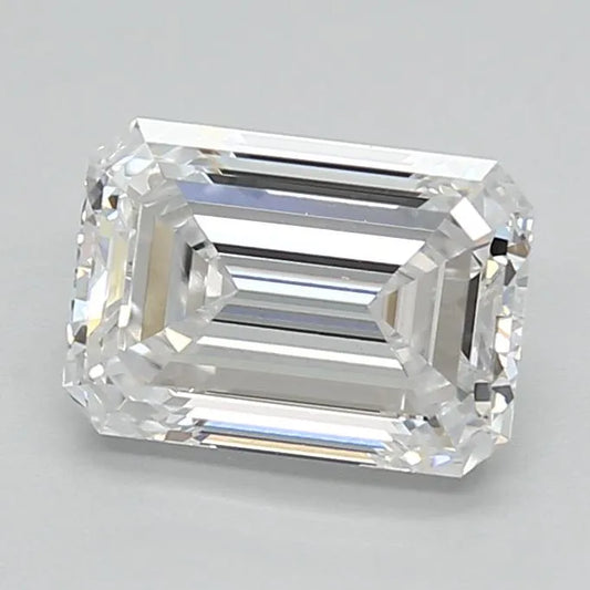 1.69ct Emerald Lab Grown Diamond (Colour D, Clarity VVS2, IGI Certified)