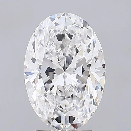 3.00ct Oval Lab Grown Diamond (Colour E, Clarity VS2, IGI)