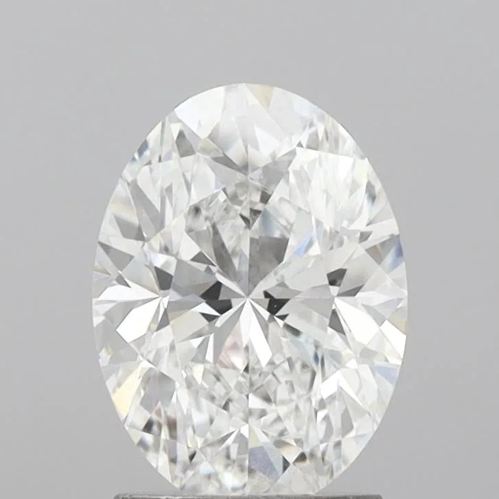 2.00ct Oval Lab Grown Diamond (Colour E, Clarity VVS2, IGI Certified)