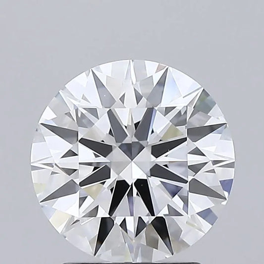 2.00ct Round Lab Grown Diamond (Colour D, Clarity VVS1, Cut ID, IGI Certified)
