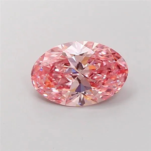 1.53ct Oval Lab Grown Diamond (Colour Fancy Vivid Pink, Clarity VS1, IGI Certified)