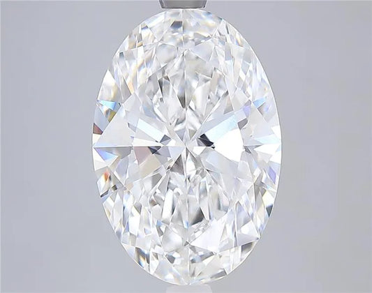 5.06ct Oval Lab Grown Diamond (Colour E, Clarity VVS2, IGI Certified)