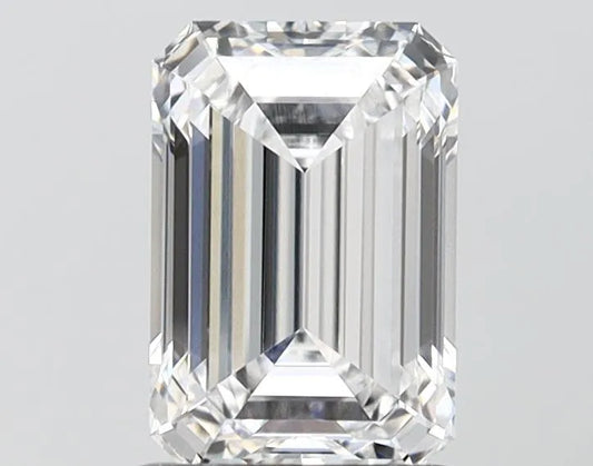 1.62ct Emerald Lab Grown Diamond (Colour D, Clarity VVS1, IGI Certified)