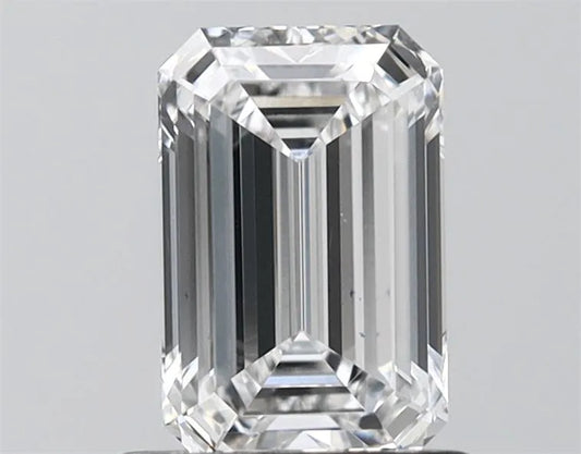 0.92ct Emerald Lab Grown Diamond (Colour D, Clarity VVS2, IGI Certified)