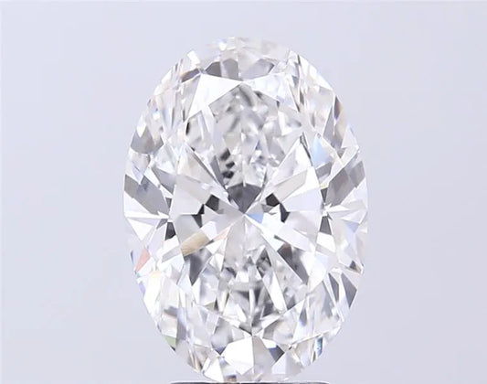 3.50ct Oval Lab Grown Diamond (Colour E, Clarity VVS2, IGI Certified)