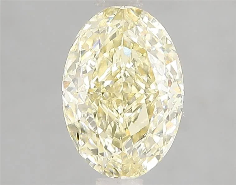 2.07ct Oval Lab Grown Diamond (Colour Fancy Yellow, Clarity VS1, IGI Certified)