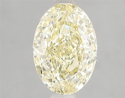 2.07ct Oval Lab Grown Diamond (Colour Fancy Yellow, Clarity VS1, IGI Certified)