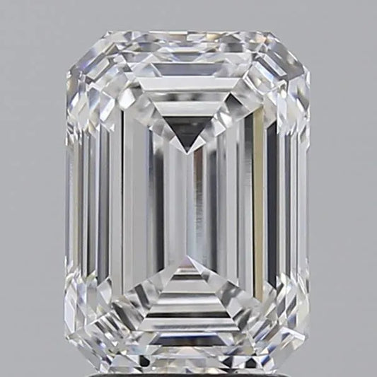 2.68ct Emerald Lab Grown Diamond (Colour D, Clarity VVS1, IGI Certified)