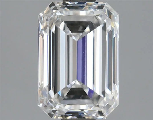 2.51ct Emerald Lab Grown Diamond (Colour D, Clarity VVS2, IGI Certified)