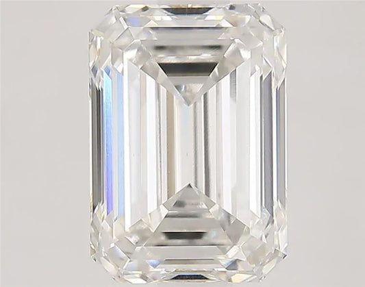2.27ct Emerald Lab Grown Diamond (Colour F, Clarity VVS2, IGI Certified)
