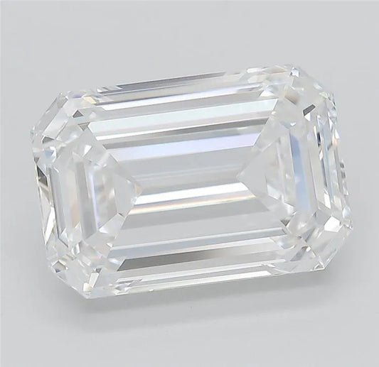 5.01ct Emerald Lab Grown Diamond (Colour D, Clarity IF, Cut EX, IGI Certified)