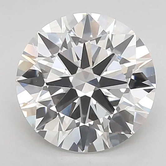 2.50ct Round Lab Grown Diamond (Colour F, Clarity VVS2, Cut ID, IGI Certified)