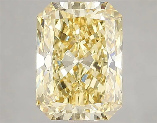 3.01ct Radiant Lab Grown Diamond (Colour Fancy Intense Yellow, Clarity VS1, Cut GD, IGI Certified)