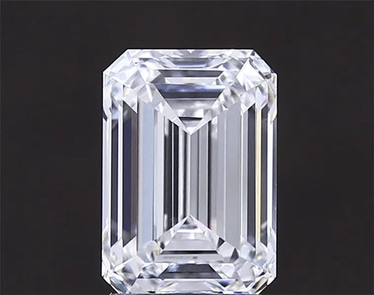 3.02ct Emerald Lab Grown Diamond (Colour E, Clarity VVS1, IGI Certified)