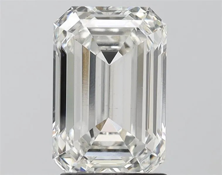 2.31ct Emerald Lab Grown Diamond (Colour G, Clarity VVS2, IGI Certified)