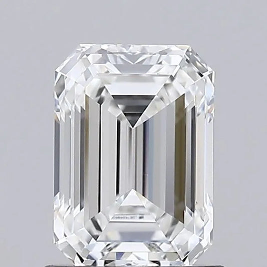 1.02ct Emerald Lab Grown Diamond (Colour E, Clarity IF, IGI Certified)