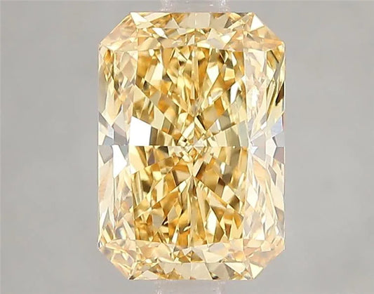2.51ct Radiant Lab Grown Diamond (Colour Fancy Intense Yellow, Clarity VS1, IGI Certified)