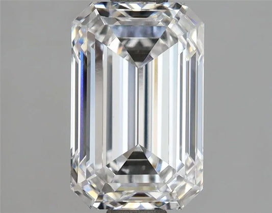 2.52ct Emerald Lab Grown Diamond (Colour D, Clarity VVS2, IGI Certified)